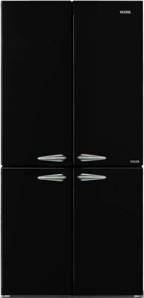 Vestel Retro FD56001 Siyah Buzdolabı