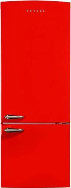 Vestel Retro NFKY510 Kırmızı Buzdolabı