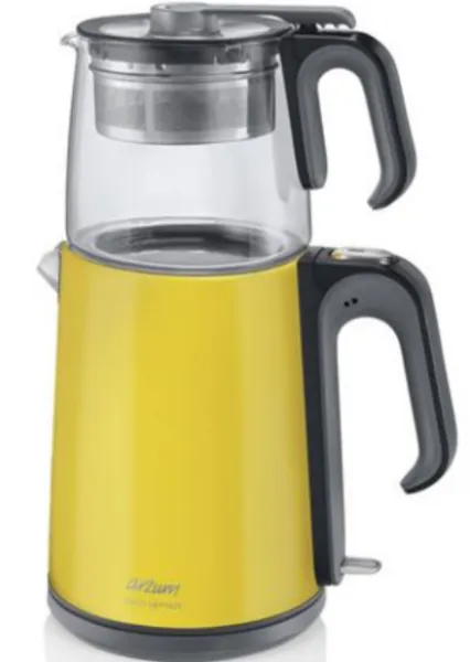Arzum AR3027 Çaycı Heptaze Sarı Çay Makinesi