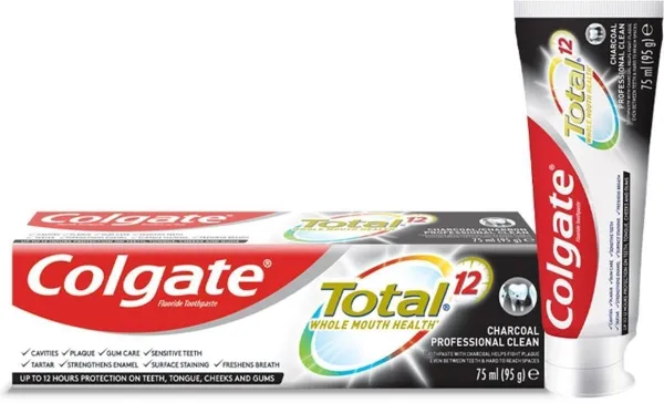 Colgate Total 12 Aktif Kömür 75 ml Diş Macunu