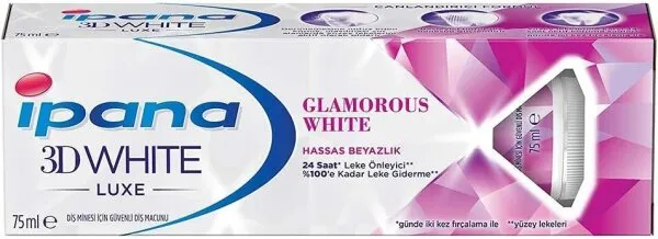 İpana 3D White Luxe Glamorous White 75 ml Diş Macunu