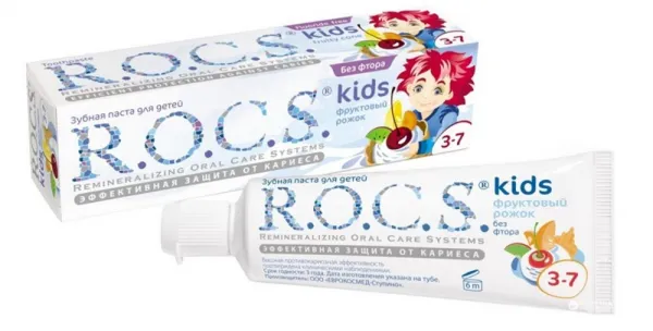 R.O.C.S. Kids Meyve Külahı 35 ml Diş Macunu