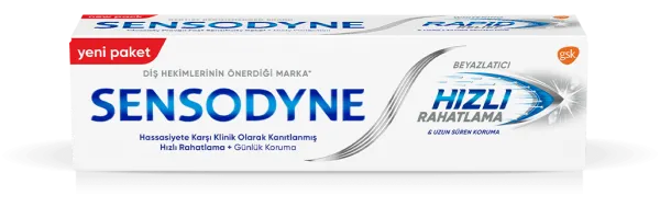 Sensodyne Hızlı Rahatlatma Beyazlatıcı 75 ml Diş Macunu