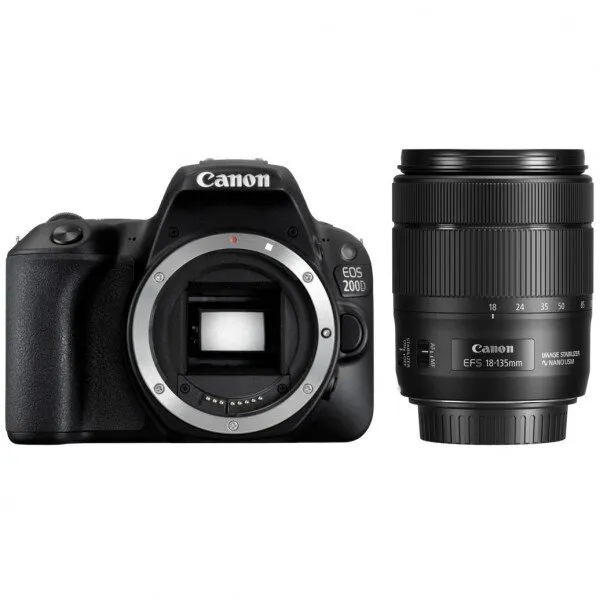 Canon EOS 200D 18-135mm 18-135 DSLR Fotoğraf Makinesi