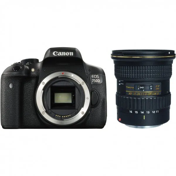 Canon EOS 750D 11-16mm DSLR Fotoğraf Makinesi