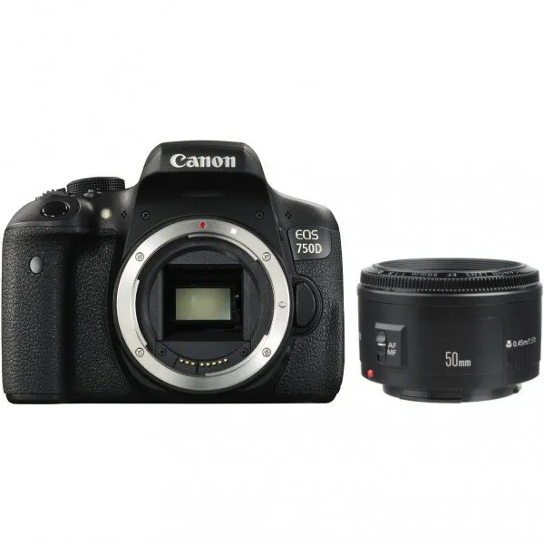 Canon EOS 750D 50mm DSLR Fotoğraf Makinesi