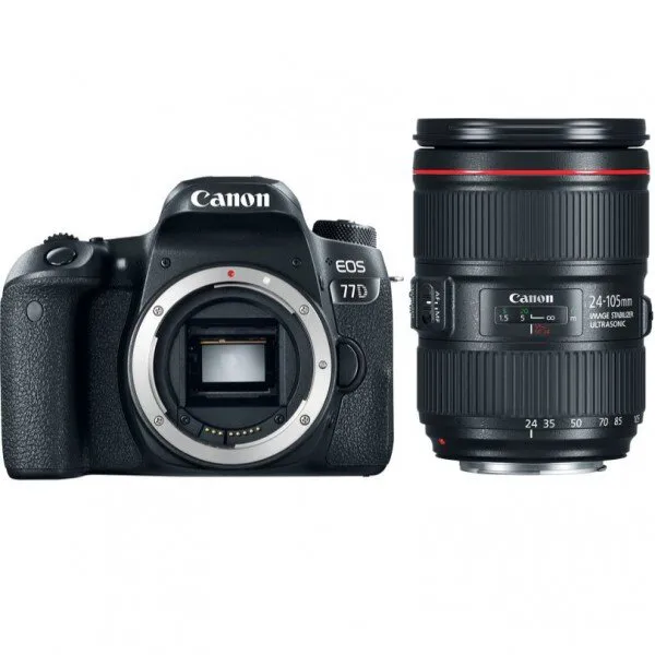 Canon EOS 77D 24-105mm DSLR Fotoğraf Makinesi