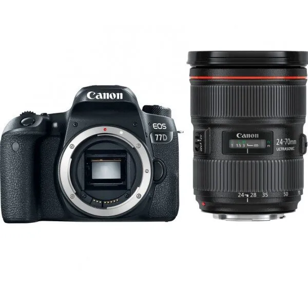 Canon EOS 77D 24-70mm DSLR Fotoğraf Makinesi