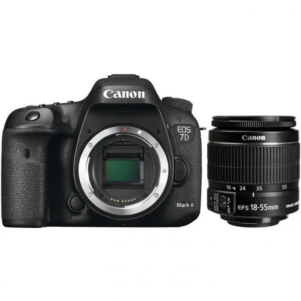 Canon EOS 7D Mark II 18-55mm DSLR Fotoğraf Makinesi
