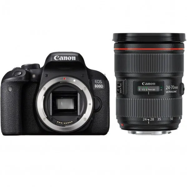 Canon EOS 800D 24-70mm DSLR Fotoğraf Makinesi