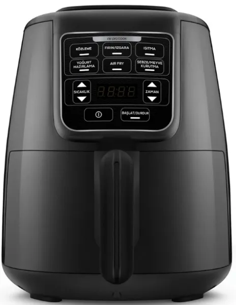 Karaca Air Pro Cook Köz XL Black Shine Air Fryer Siyah (153.03.08.4469) Fritöz