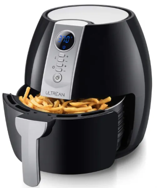 Ultrean 4.2 Quart Air Fryer Siyah Fritöz