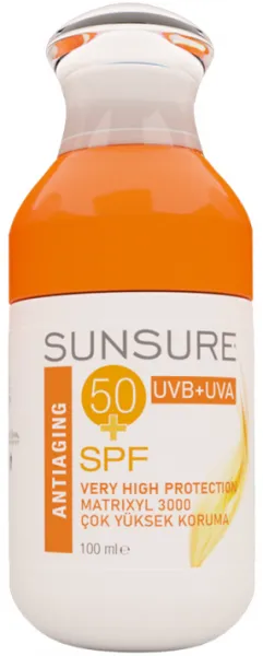Dermo Clean Sunsure AntiAging 50 Spf 100 ml Güneş Ürünleri