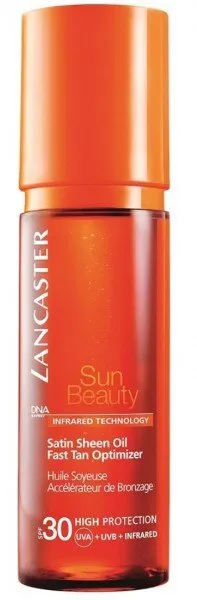 Lancaster Sun Beauty Satin Sheen Oil Fast Tan 30 Faktör 150 ml Güneş Ürünleri