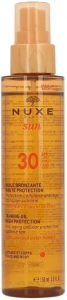 Nuxe Sun Huile Bronzante Haute Protection Spf 30 150 ml Güneş Ürünleri
