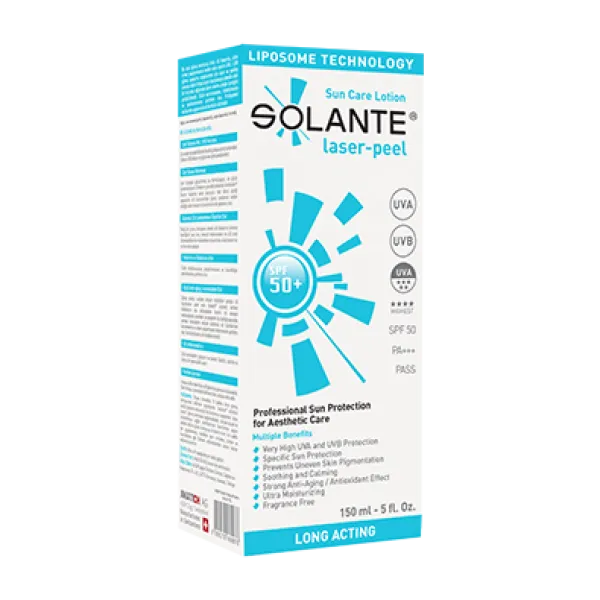 Solante Laser-Peel 50+ Faktör Losyon 150 ml Güneş Ürünleri