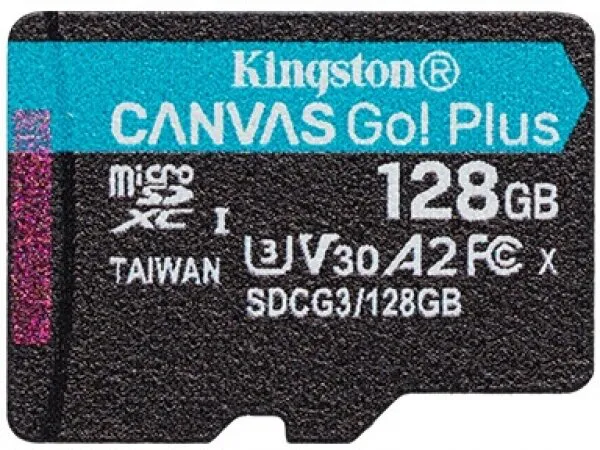 Kingston Canvas Go! Plus 128 GB (SDCG3/128GB) microSD