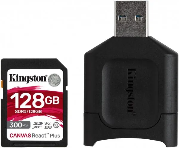 Kingston Canvas React Plus 128 GB (MLPR2/128GB) SD