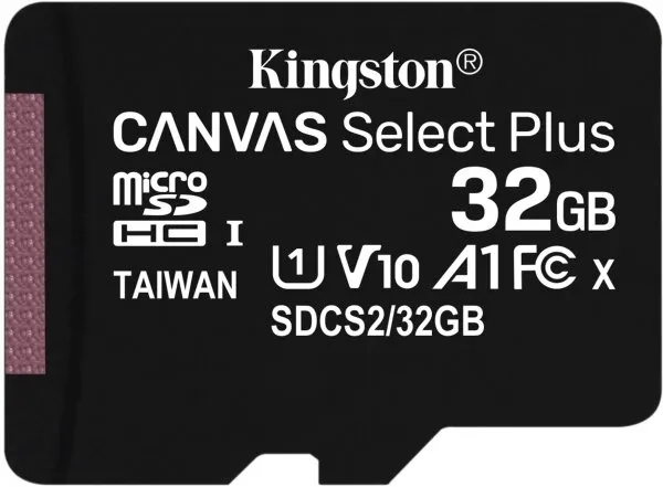 Kingston Canvas Select Plus 32 GB (SDCS2/32GB) microSD