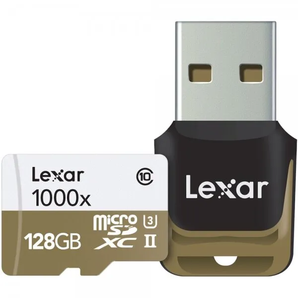 Lexar 1000x (LSDMI128CBEU1000R) microSD