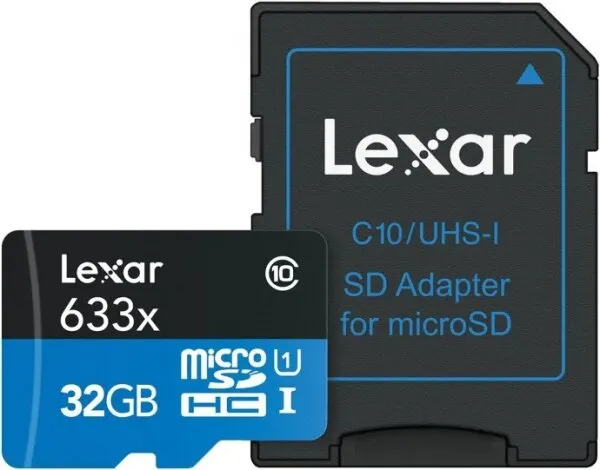 Lexar High-Performance 633x 32 GB (LSDMI32GBBEU633A) microSD
