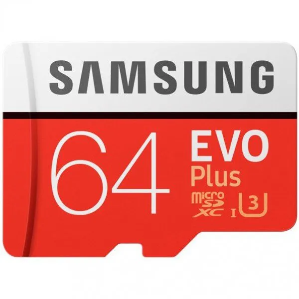 Samsung EVO Plus 64 GB (MB-MC64GA/TR) microSD