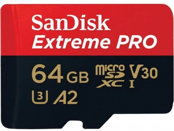 Sandisk Extreme Pro 64 GB (SDSQXCY-064G-GN6MA) microSD