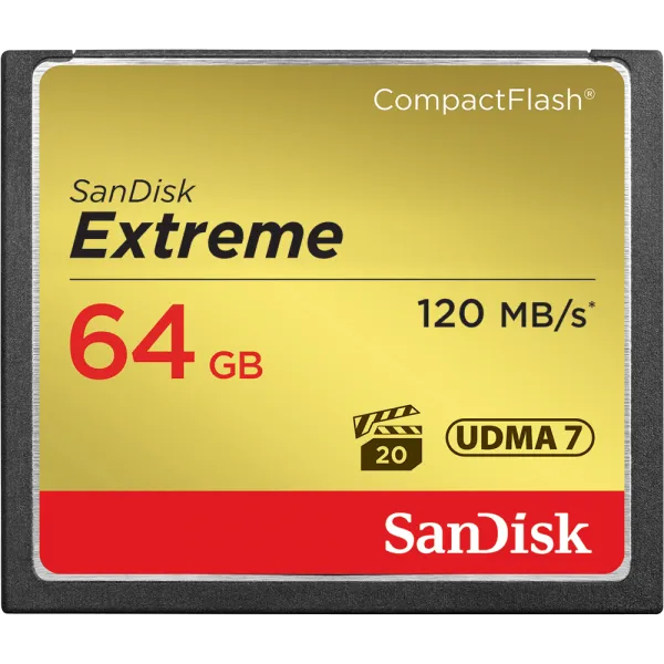 Sandisk Extreme 64 GB (SDCFXS-064G-X46) CompactFlash