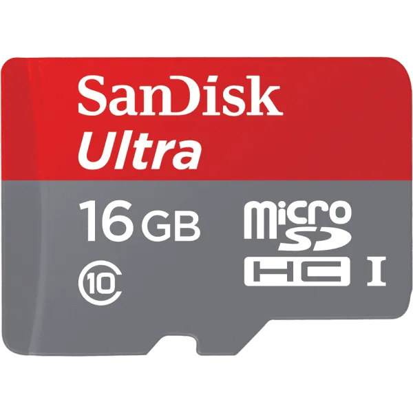 Sandisk Ultra 16 GB (SDSQUNC-016G-GN6MA) microSD