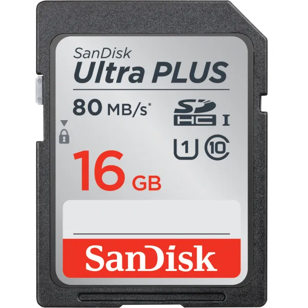 Sandisk Ultra Plus 16 GB (SDSDUSC-016G-GN6IN) SD