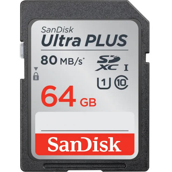 Sandisk Ultra Plus 64 GB (SDSDUSC-064G-GN6IN) SD