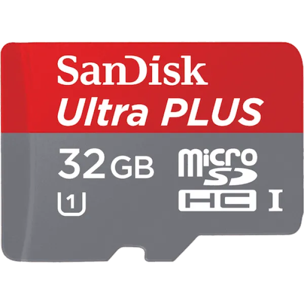 Sandisk Ultra Plus 32 GB (SDSQUSC-032G-GN6MA) microSD
