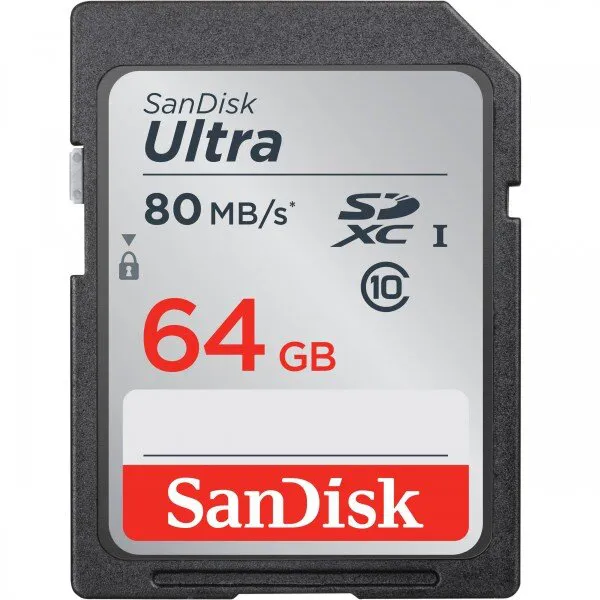 Sandisk Ultra 64 GB (SDSDUNC-064G-GN6IN) SD