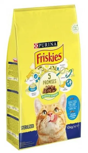 Friskies Somonlu ve Sebzeli Kısırlaştırılmış 10 kg Kedi Maması