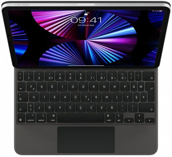 Apple Magic Keyboard 11 inç iPad Pro (3.Nesil) iPad Air (4.Nesil) (MXQT2TU/A) TouchPad Klavye