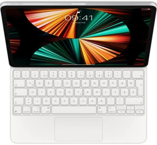 Apple Magic Keyboard 12.9 inç iPad Pro (4.Nesil) (MXQU2TU/A) TouchPad Klavye
