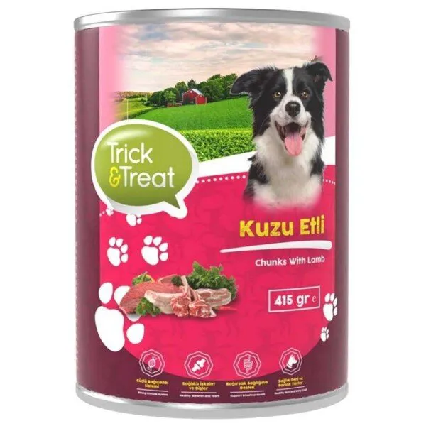 Trick & Treat Kuzu Etli 415 gr Köpek Maması