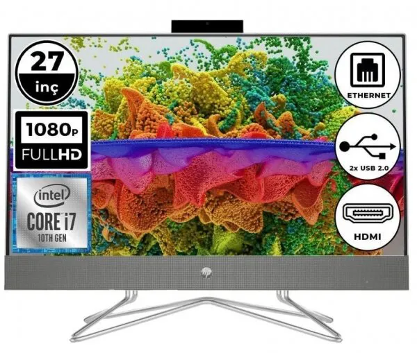 HP All-in-One 27-dp0041nt (326L0EA01) Masaüstü Bilgisayar