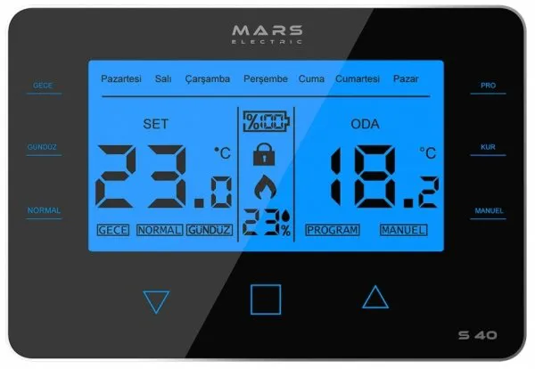 Mars S40 Oda Termostatı