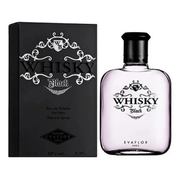 Evaflor Whisky Black EDT 100 ml Erkek Parfümü