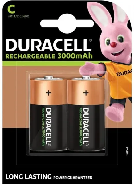 Duracell Recharge Ultra C (HR14/DC1400) Orta Boy Pil