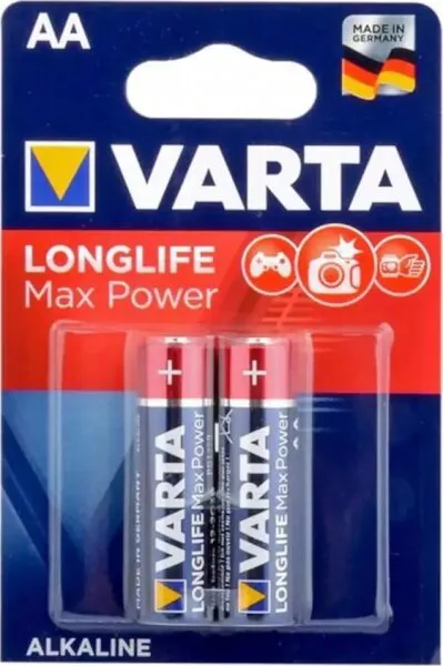 Varta Longlife Max Power AA 2'li Kalem Pil