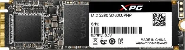XPG SX6000 Pro 512 GB (ASX6000PNP-512GT-C) SSD