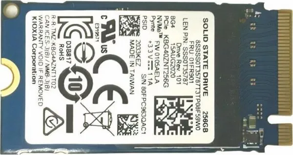 Kioxia BG4 Series (KBG40ZNT256G) SSD