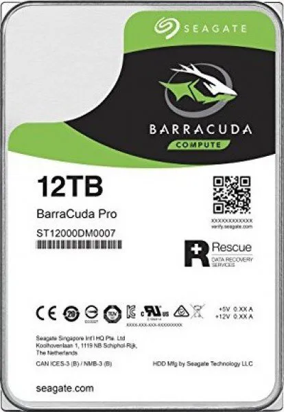 Seagate Barracuda Pro (ST12000DM0007) HDD
