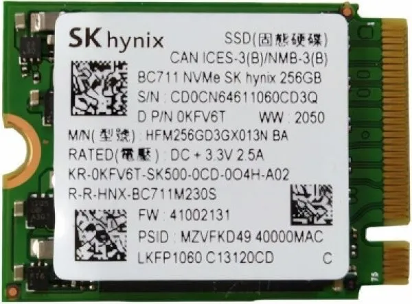 SK Hynix HFM256GD3GX013N-BA SSD