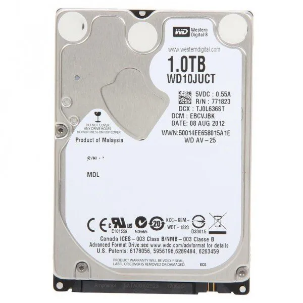 WD AV-25 1 TB (WD10JUCT) HDD