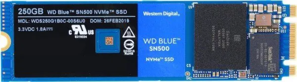 WD Blue SN500 NVMe 250 GB (WDS250G1B0C) SSD