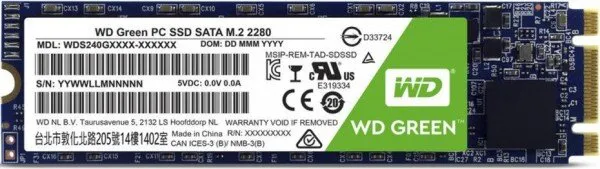 WD Green 480 GB (WDS480G2G0B) SSD