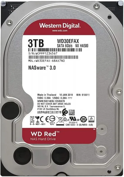 WD Red (WD30EFAX) HDD